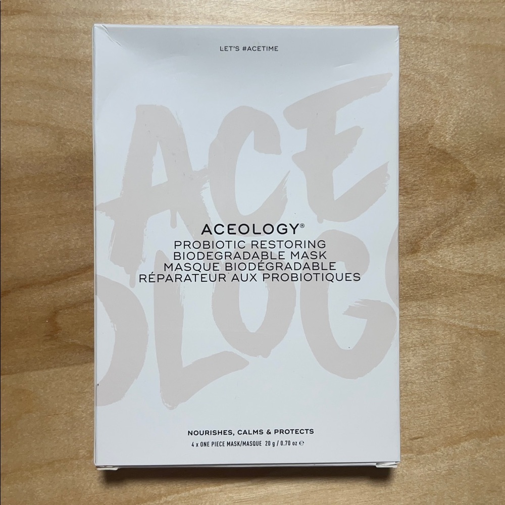 ✨NEW, UNOPENED Aceology Probiotic Restoring Biodegradable Mask✨